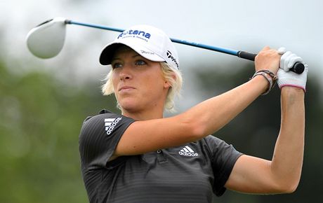 Melissa Reidová na druhém roníku golfového turnaje enského profesionálního okruhu LET ve Vysokém Újezd na Berounsku. Chybt nebude ani letos.