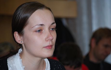 Romana Pítrová po vyhláení rozsudku estnáctiletého vzení. (31. kvtna 2012)