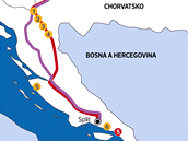 MAPKA: Autem do Chorvatska