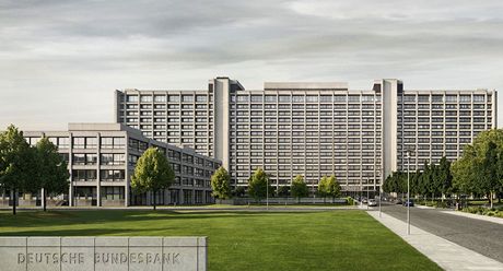 Budova nmecké Bundesbanky ve Frankfurtu nad Mohanem