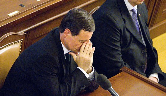David Rath při jednání Poslanecké sněmovny o jeho vydání (5. června 2012)