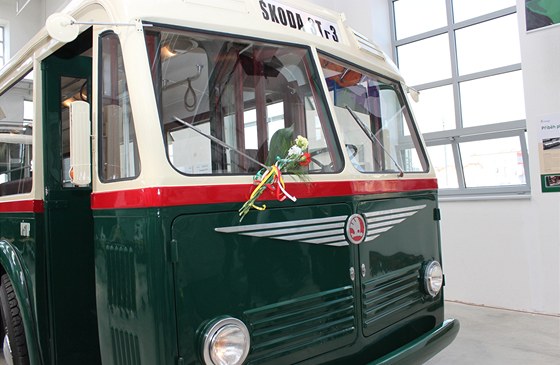 Historický trolejbus 3Tr3 dostal jméno Terka a je jediným vozem, který se zachoval ze 40. let minulého století.
