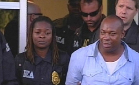 Jamajský drogový boss Christopher "Dudus" Coke na snímku z roku 2010 krátce po