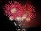 V�t�zn� oh�ostrojov� show australsk�ho t�mu Foti International Fireworks v Brn�.