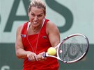 ÚDER. Slovenská tenistka Dominika Cibulková v utkání na Roland Garros.