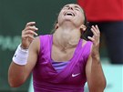 ITALSKÁ RADOST. Sara Erraniová slaví postup do finále Roland Garros.