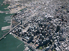 San Francisco pohledem nových 3D map vyrenderovaných ze 45stupových leteckých