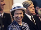 Královna Albta II. a nmecký spolkový kanclé Helmut Schmidt (kvten 1978)