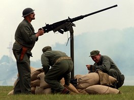 Program Aviatické pouti pinesl i ukázku bitvy o Pearl Harbor.