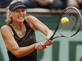 DER. Maria arapovov bojuje o mek ve tvrtfinle Roland Garros.