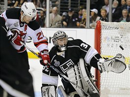 Jonathan Quick, brank Los Angeles, vychytal ve tetm finle Stanley Cupu