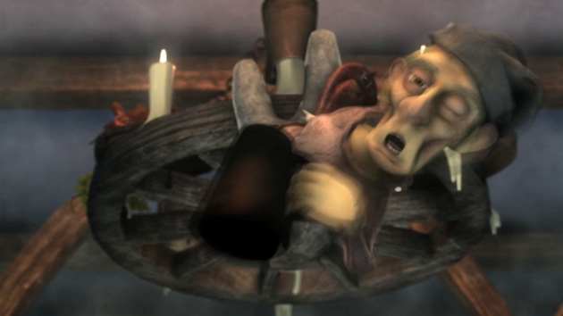 Opilec na lustru z filmu Kozí p�íb�h se sýrem