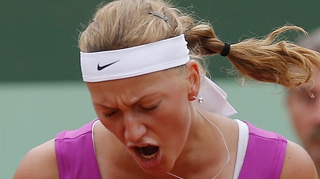 POJ! Petra Kvitov ve tvrtfinle Roland Garros.