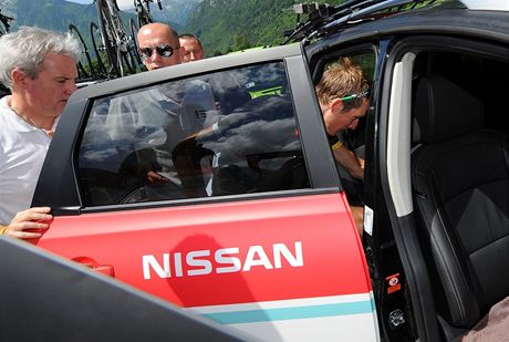 Lucembursk cyklista Andy Schleck v 6. etap odstupuje ze zvodu Critrium du