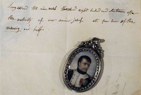 Napoleonv dopis v anglitin, který se vydrail za 325 tisíc eur.