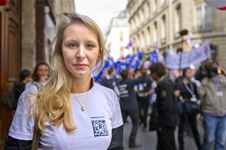 Marion Maréchalová-Le Penová, vnuka doyena francouzského nacionalismu.