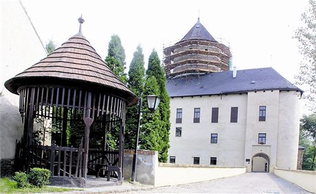 Nemocní lidé ubytovaní na hrad Rychmburk (na snímku) jsou podle odborník po zdravotní stránce stabilizovaní.