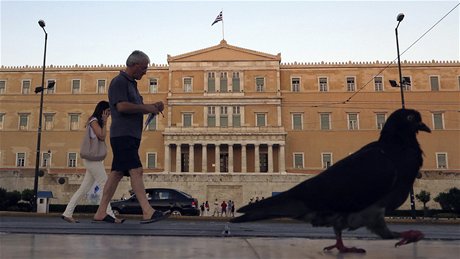 Budova eckého parlamentu v Aténách