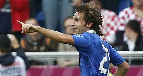 Andrea Pirlo, favorit na cenu pro nejlepího hráe Eura 2012.