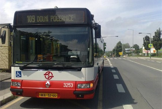 idi linky 109 zejm nestail zastavit, na pechodu srazil nevidomého mue.