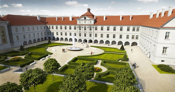 Vizualizace: Takto měl po rekonstrukci vypadat zámek Buštěhrad na Kladensku.