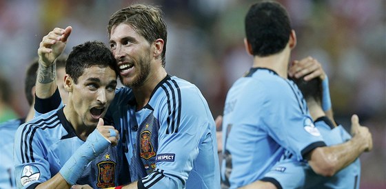 Španělští obhájci titulu se radují z postupu do čtvrtfinále Eura