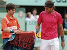 Rafael Nadal ve finále Roland Garros.