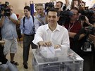 K volební v urn v Aténách piel i éf radikální levice Alexis Tsipras. Evropa