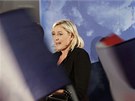 Marine le Penov na tiskov konferenci po prvnm kole parlamentnch voleb (10.