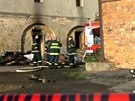 Poár na staku v Jinoanech u Prahy likvidovali hasii zhruba hodinu a pl.