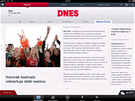 Aplikace MF DNES pro iPady a iPhony. Brzy se jí dokají i majitelé mobil se