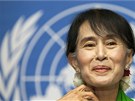 Známá postava barmského disentu Su ij po píletu do Evropy prohlásila, e se