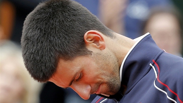 PORAŽENÝ FINALISTA. Srb Novak Djokovič hrál na Roland Garros poprvé finále, ale