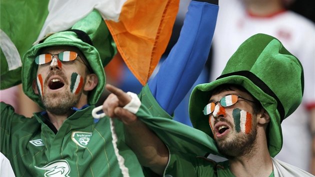 VYAZENI. Fotbalisté Irska ped posledním zápasem na Euru proti Itálii.