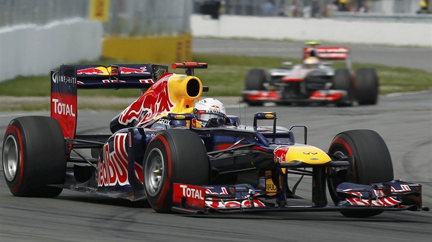 Sebastian Vettel ve Velké cen Kanady.