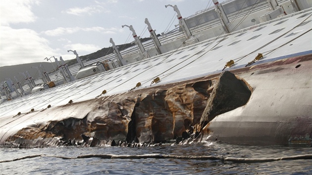 Obí balvan, který potopil výletní lo Costa Concordia, se stane památníkem
