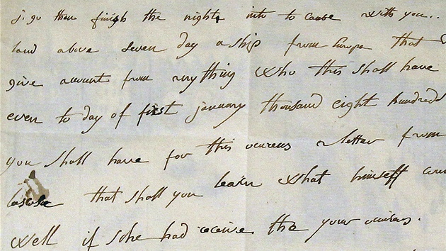 Napoleonv dopis v anglitin, kter se vydrail za 325 tisc eur
