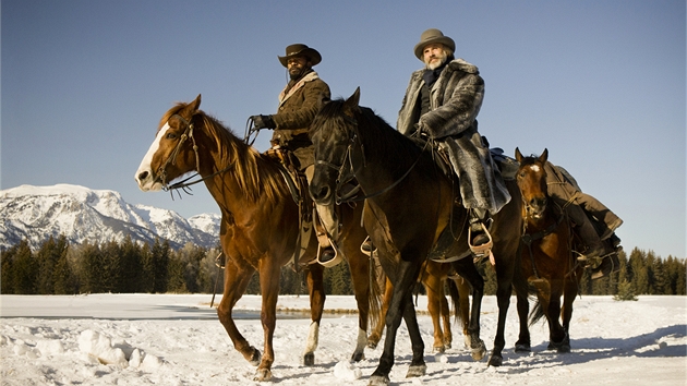 Jamie Foxx a Christoph Walz ve filmu Nespoutaný Django