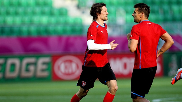 DÁ HATTRICK? �eský úto�ník Milan Baro� byl p�ed osmi lety nejlep�ím st�elcem Eura, te� si m��ete vsadit, jestli vst�elí �ecku t�i góly.