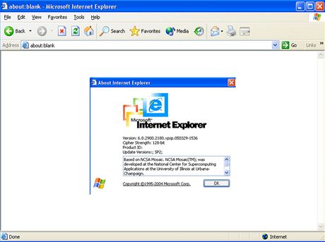 Internet Explorer 6