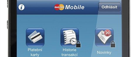 aplikace MasterCard Mobile