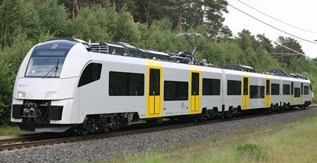 Olomoucký kraj by mohl být prvním místem, kde vyjedou hybridní elektrovlaky napájené na neelektrifikované trati z baterií. Vyvíjí je napíklad Siemens úpravou stávajících souprav Desiro ML (na snímku).