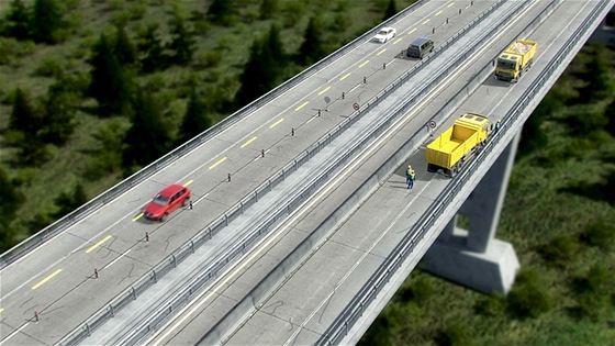 Nové mosty buduje editelství silnic a dálnic na náklady státu v rámci rekonstrukce dálnice.