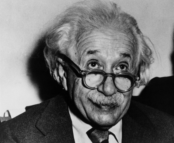 Fyzik Albert Einstein
