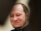 Anders Behring Breivik u soudu v Oslu (20. ervna 2012)