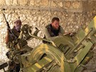 Bojovníci Syrské osvobozenecké armády v provincii Aleppo (27. ervna 2012)