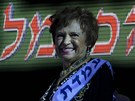 Sout Miss holokaust v Haif. Na snímku soutící Mania Hermannová