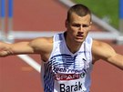 Václav Barák na trati 400 metr pekáek na atletickém mistrovství Evropy v
