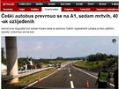 Nehoda eského autobusu ve stedním Chorvatsku (23. ervna 2012)