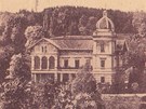 Hückelovy vily v Novém Jičíně v dobách největší slávy.
